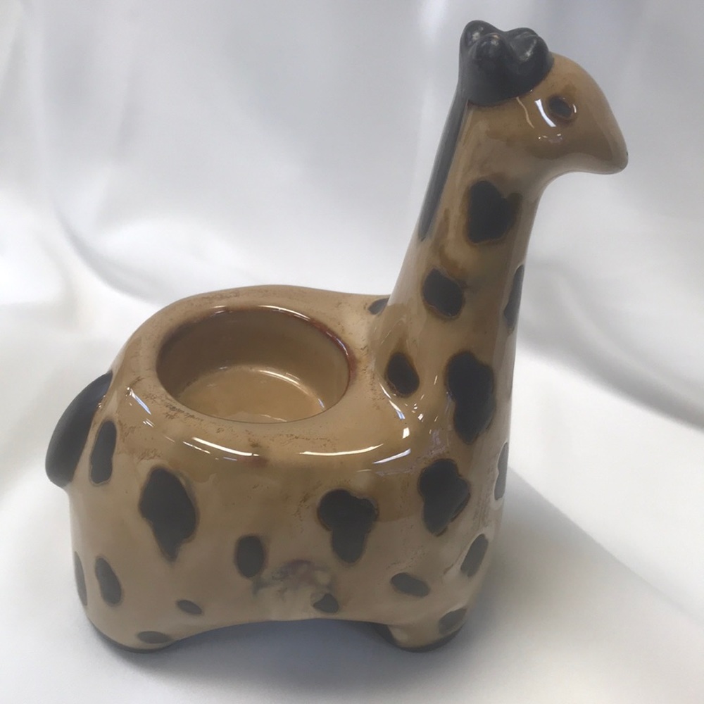 Pier 1 Giraffe Tea Light Holder Figurine